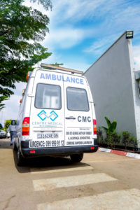 Ambulance et service d'urgence à Lubumbashi, RD Congo.