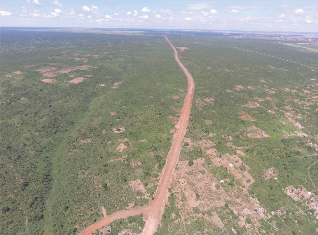 Route de contournement de la ville à Kolwezi, RDC