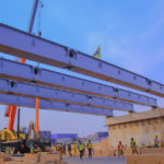 Construction of the Kolwezi interchange bridge, Lualaba, DRC