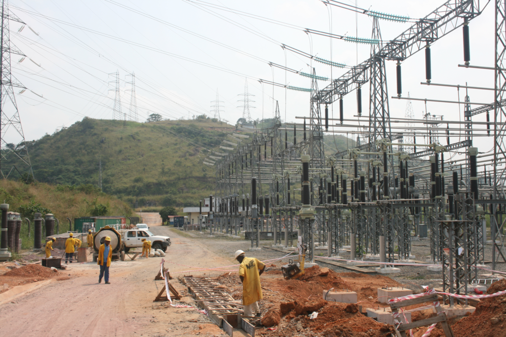 Travaux de génie civil au PDI d'Inga