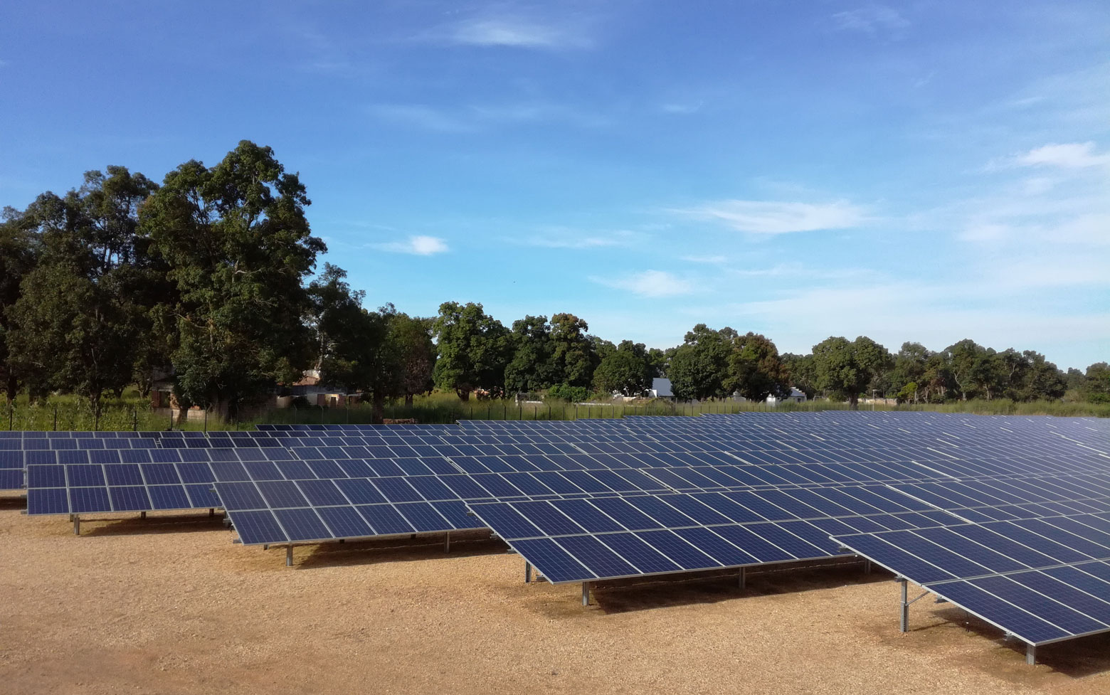 Panneaux solaires, Manono, République Démocratique du Congo