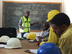 Formation en hygiène et sécurité à Lubumbashi, RD Congo.