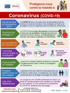 Les mesures de prévention contre le coronavirus en RD Congo