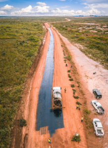Construction of the bypass in Kolwezi