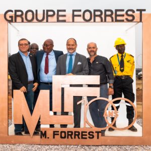 Malta David et Mike Forrest, Enzo Baccari, Jean-Pierre Kongolo et Willy Miji à Kolwezi