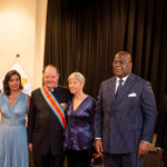 The Forrest family with President Tshisekedi