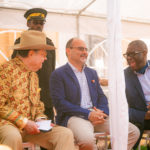 George A, Malta D Forrest et le Dr Mukwege à Kinshasa
