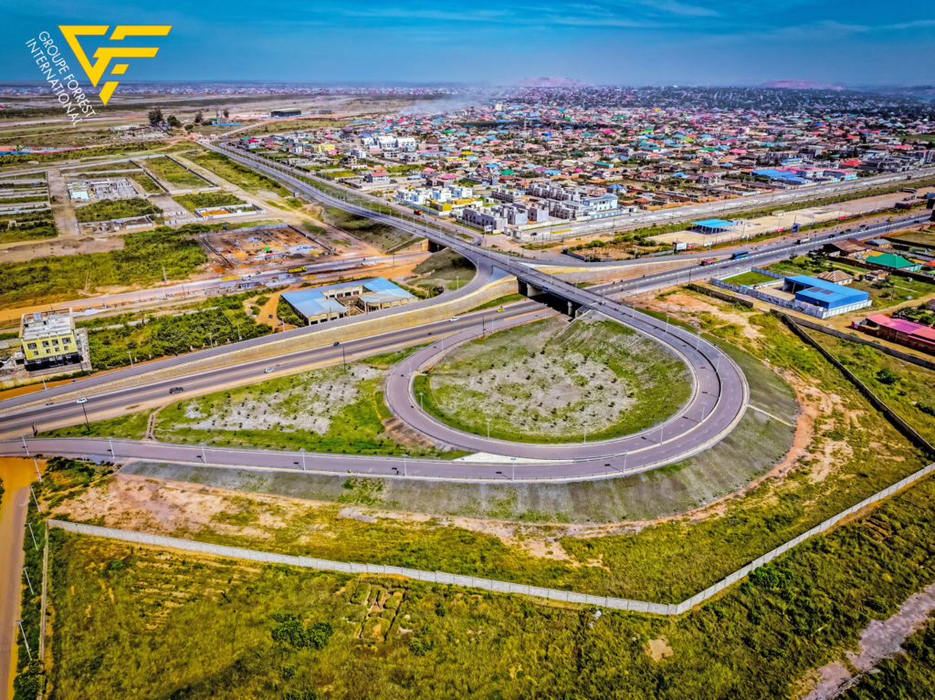 Le Groupe Forrest a construit le 1er échangeur routier de la ville de Kolwezi.