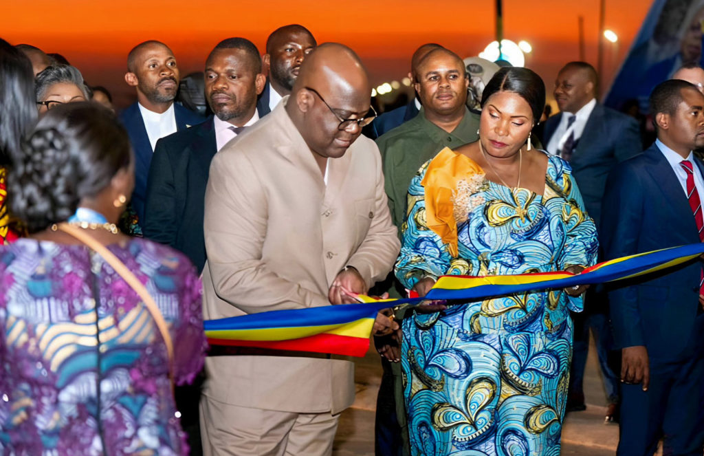 The President of the Republic, Félix-Antoine Tshisekedi Tshilombo and the Governor of Lualaba, Fifi Masuka, inaugurated the very first Kolwezi interchange.