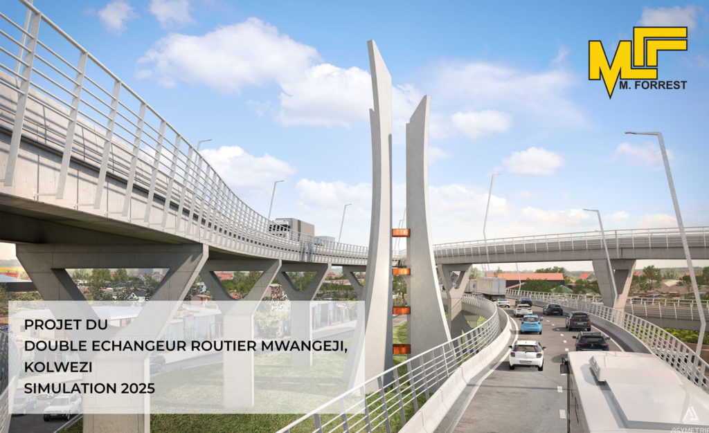 Projet de construction d'un échangeur à deux niveaux à Kolwezi, en RDC
