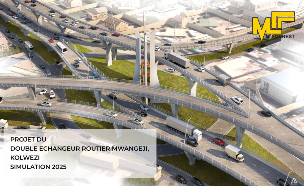 Simulation 2D de l'échangeur routier de Mwangeji à Kolwezi